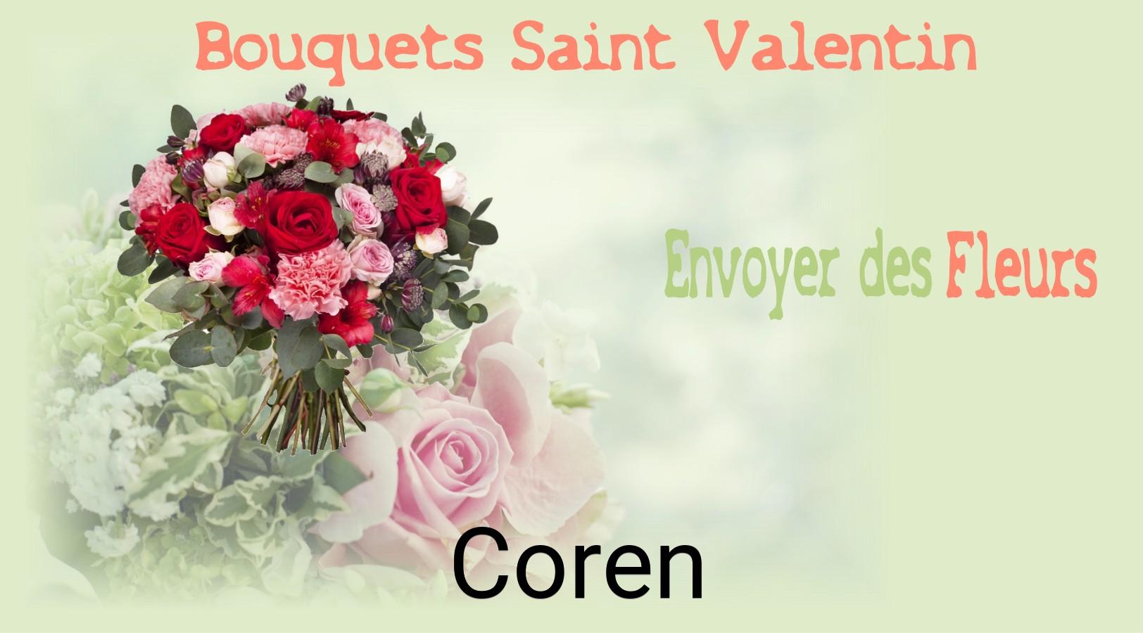Roses de Saint-Valentin livrées à Coren